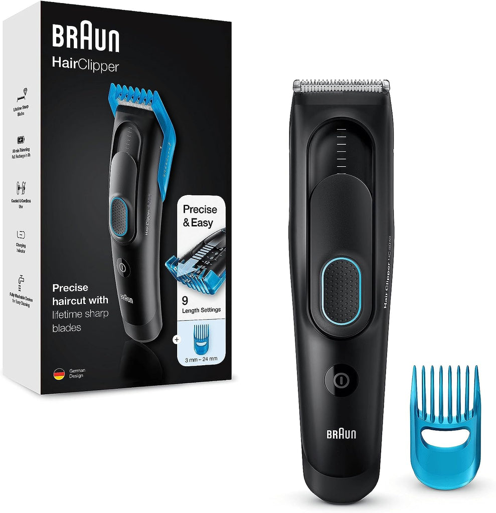 Braun Hair Clipper HC5010, 9 lengths - Khubchands