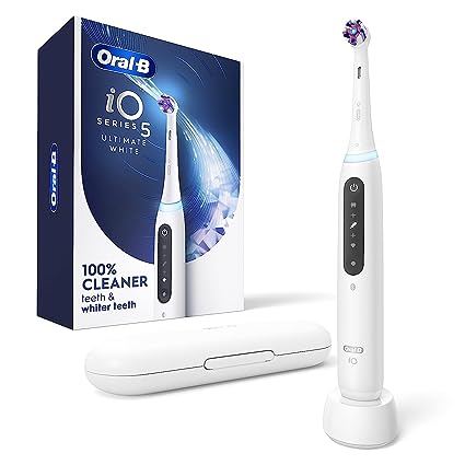 Oral-B Io Series 5 Electric Toothbrush With (1) Brush Head, Rechargeable Black - IO SERIES 5 - Khubchands