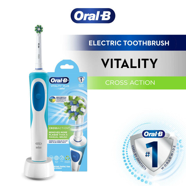 Oral-B Vitality CrossAction Electric Rechargeable Toothbrush - Khubchands