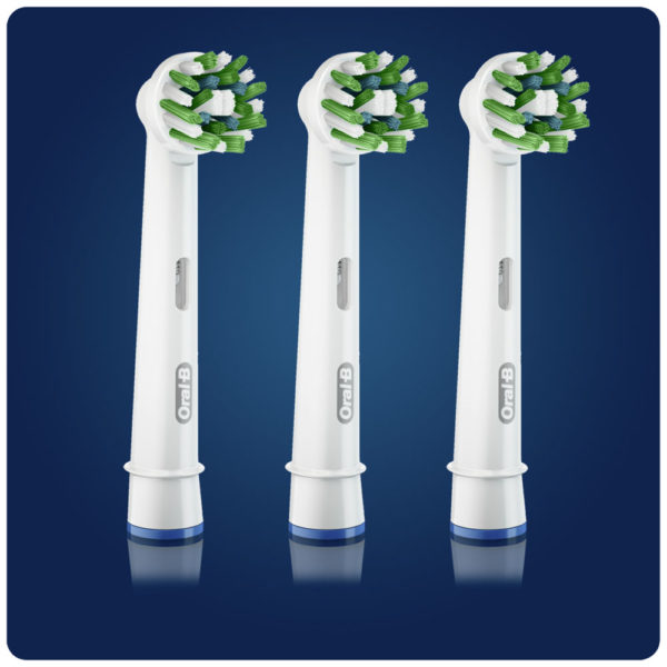 Oral-B Refill Electric Toothbrush Cross Action EB50RB3 Replacement Heads - Khubchands